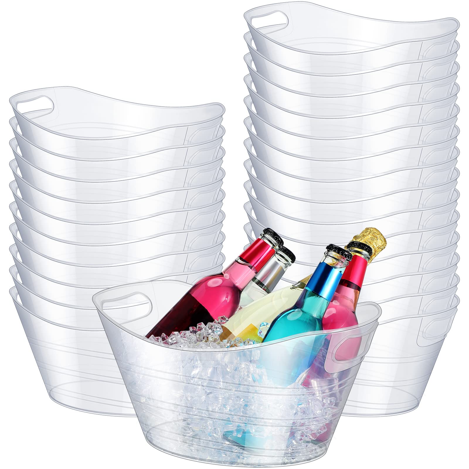 Plastic ice buckets for parties and bars — Ice Makers JA, Kingston