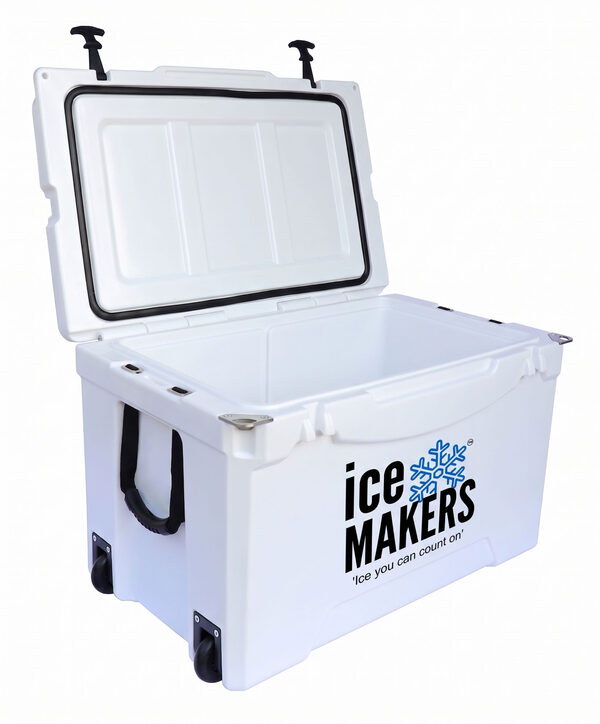 Small ice cooler rental (65 L, 6-8 bags) filled with ice, Kingston