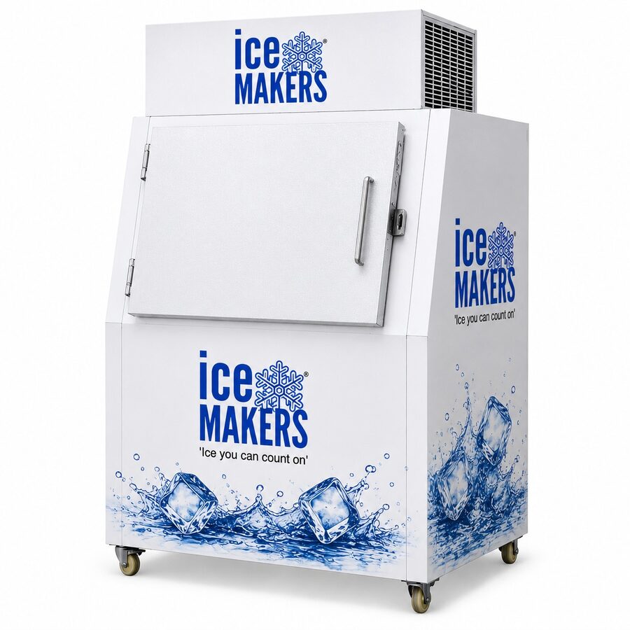 Ice Makers JA branded DC-380 ice freezer merchandiser box for vendors